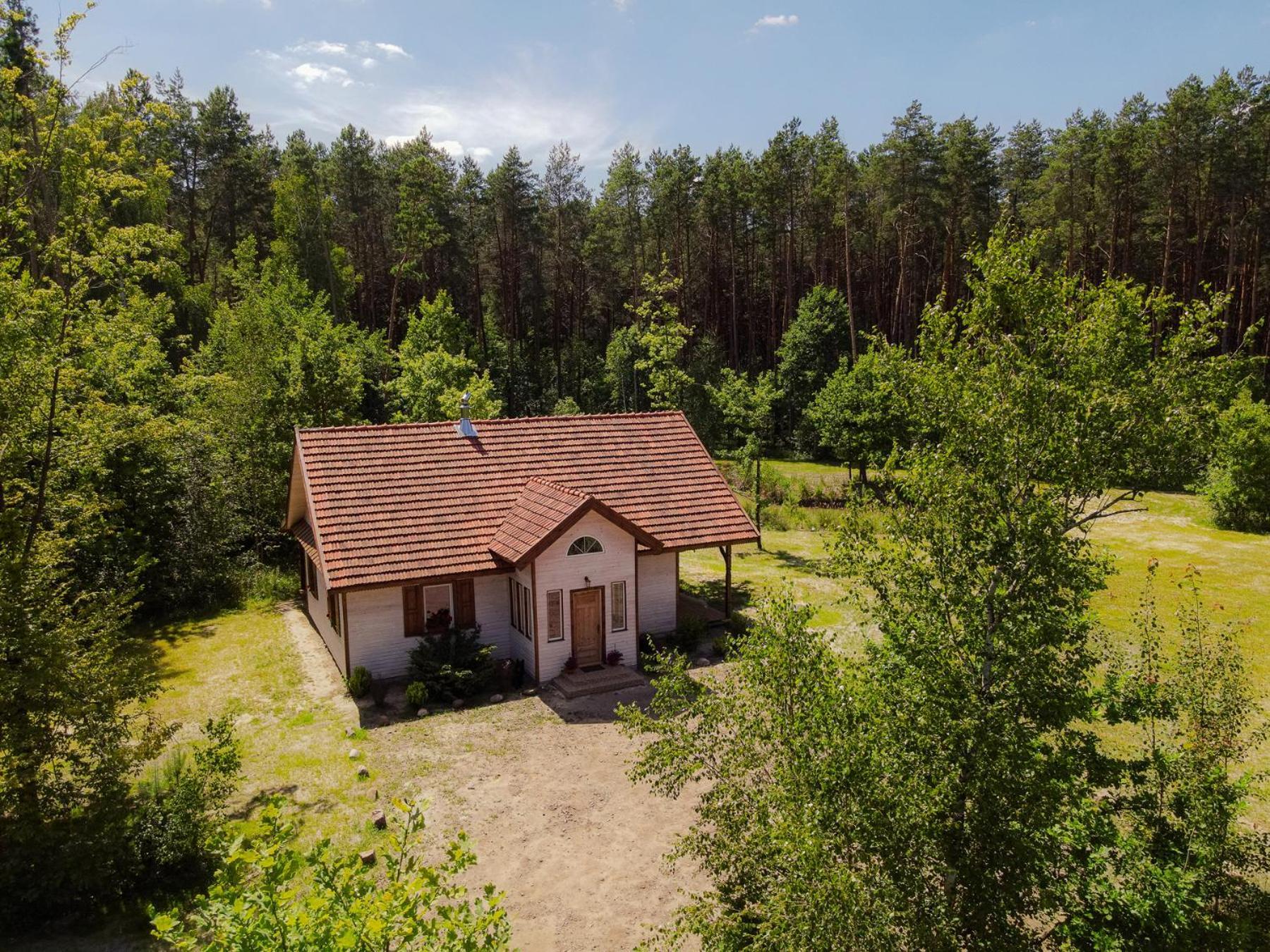 Jagodowy Zakatek, Caloroczny Dom Na Wylacznosc W Lesie, Balia, Cisza, Kominek, Weranda, Stawy Tuczna Экстерьер фото