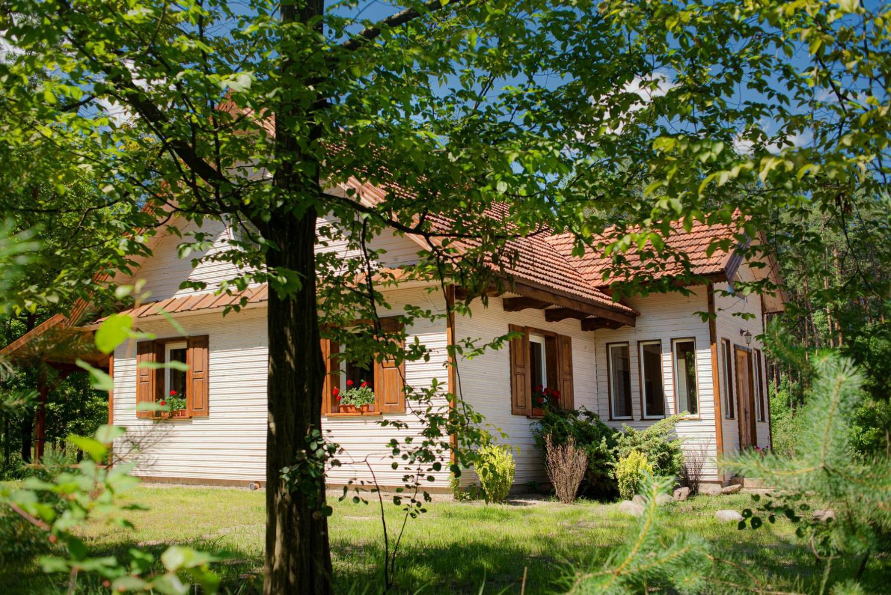 Jagodowy Zakatek, Caloroczny Dom Na Wylacznosc W Lesie, Balia, Cisza, Kominek, Weranda, Stawy Tuczna Экстерьер фото