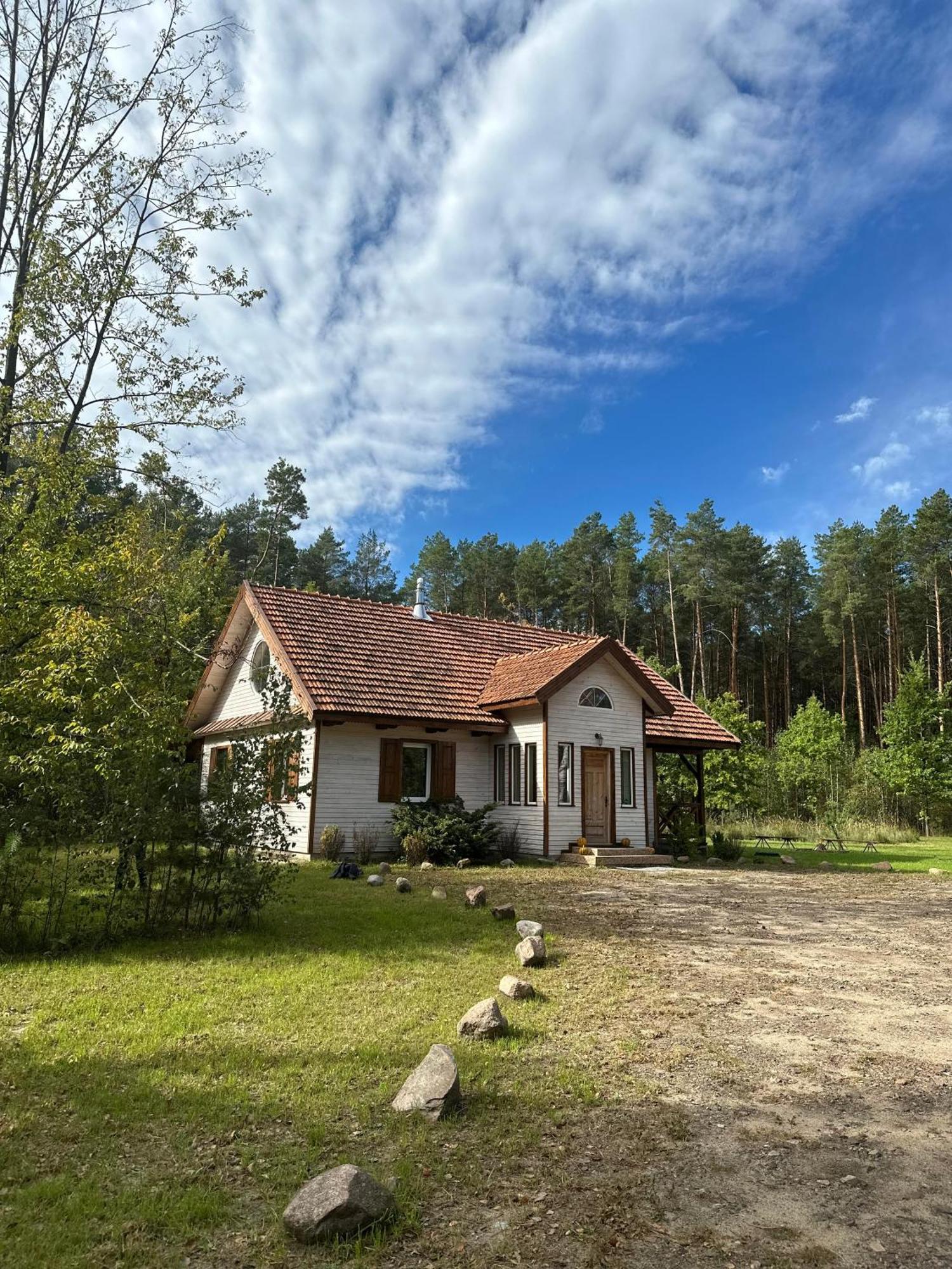 Jagodowy Zakatek, Caloroczny Dom Na Wylacznosc W Lesie, Balia, Cisza, Kominek, Weranda, Stawy Tuczna Экстерьер фото